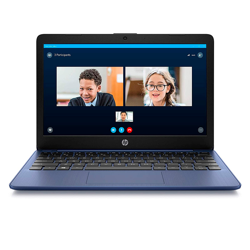 Laptop HP Stream 11 intel celeron 32gb eMMC 4Gb de Ram - Azul + Impresora + 500 hojas blancas + caja de colores