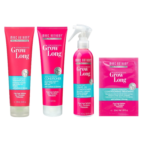 Marc Anthony Grow Long Shampoo Acond Leavein Y Tratamiento