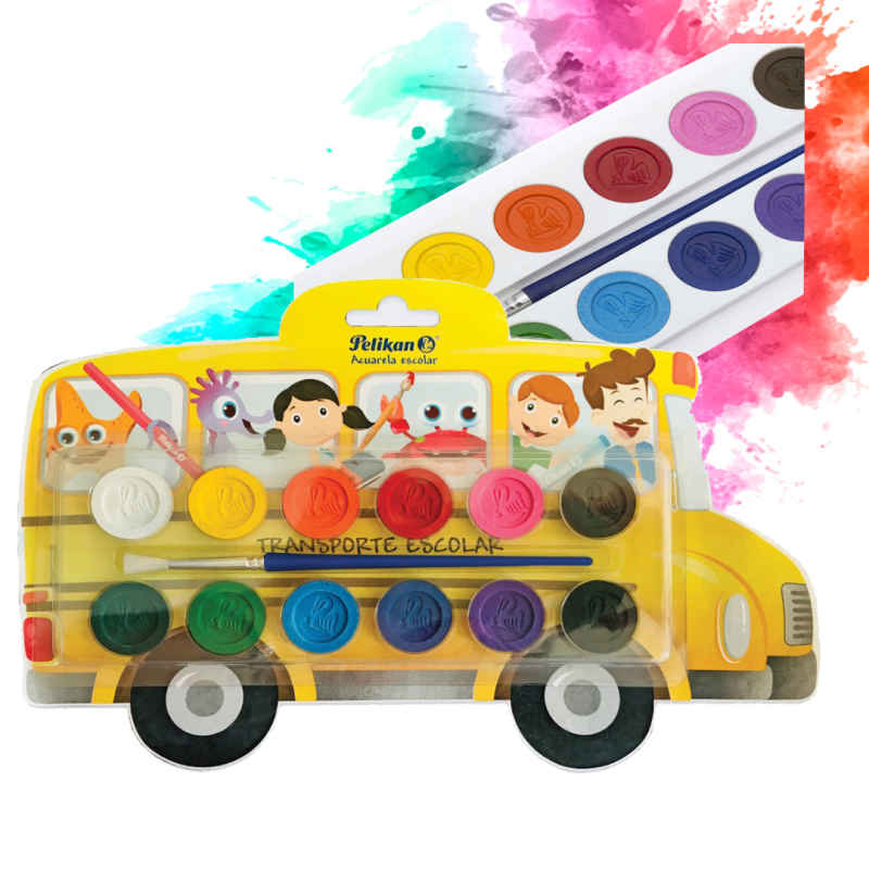 Kit Escolar Regreso A Clases 118 Pzas Marcadores Acuarela Tijera Crayones Masa Moldeable Pelikan