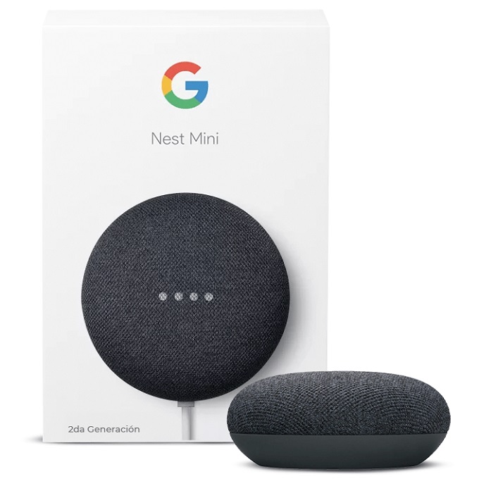 Bocina Inteligente Google Nest Mini Negro
