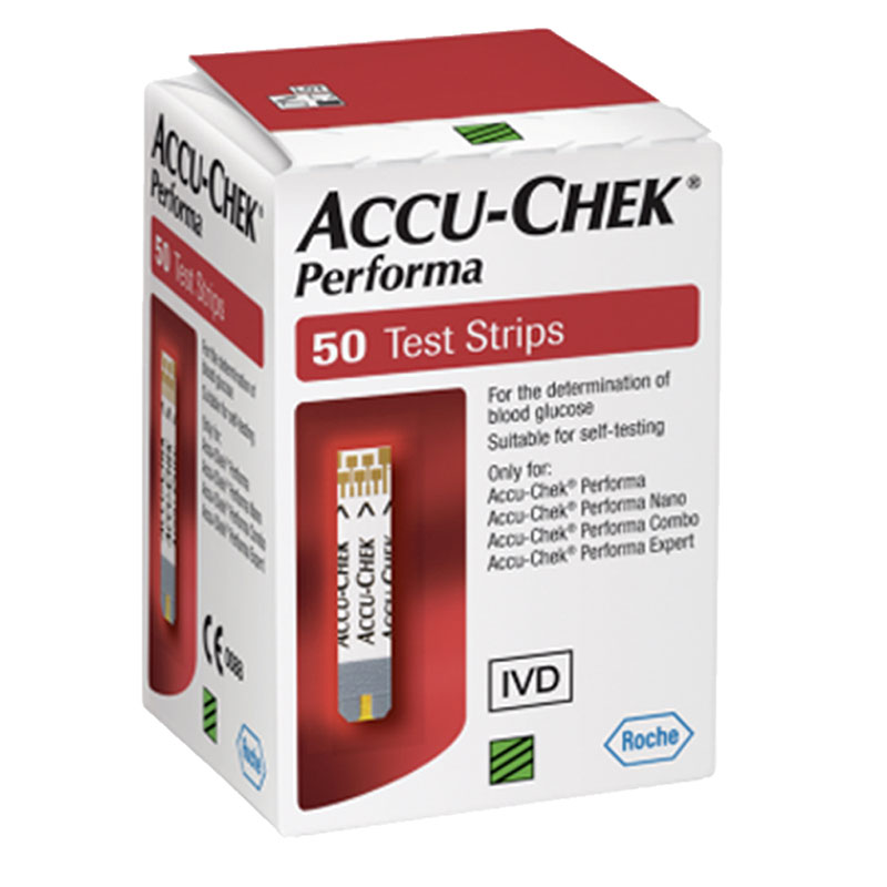 ACCU-CHEK TIRAS PERFORMA CAJA CON 50 TIRAS