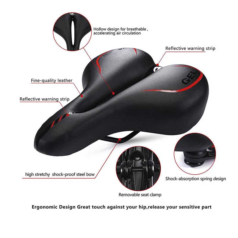 Asiento Para Bicicleta Sillin Prostático Diseño Innovador