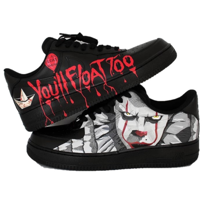 Tenis personalizados a mano estilo It/pennywise