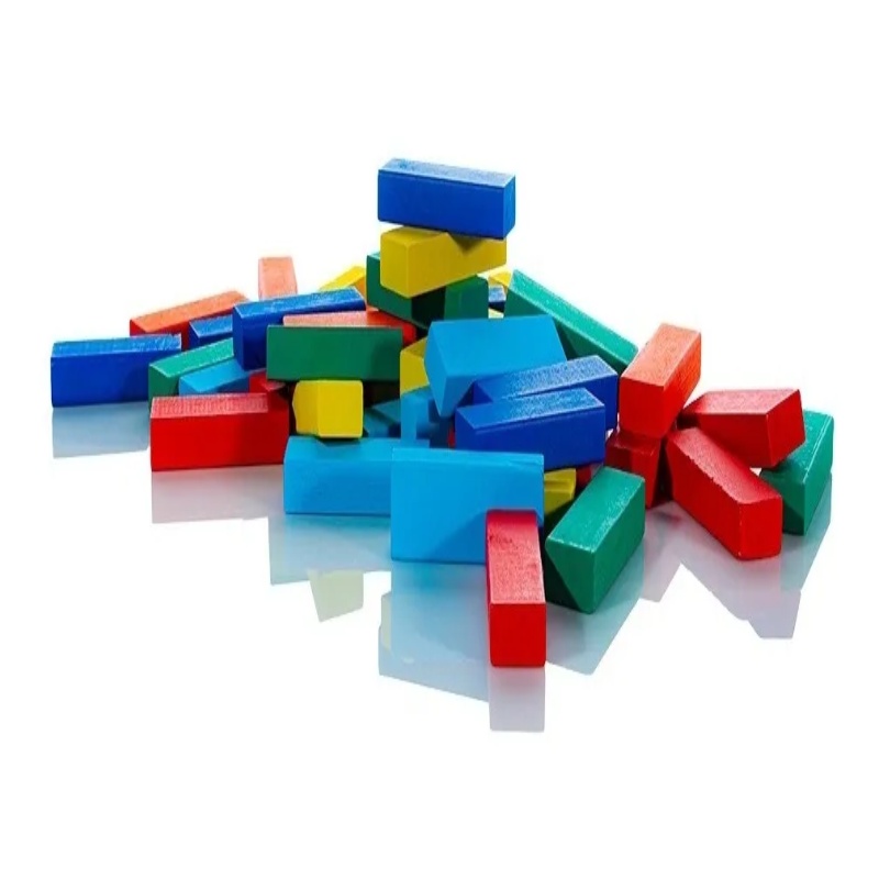 Jenga Clasico De Colores Juego De Mesa Niño Dado Blocks