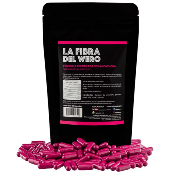 Fibra de Raíz de Nopal reforzada con Alcachofa (Mes y Medio)