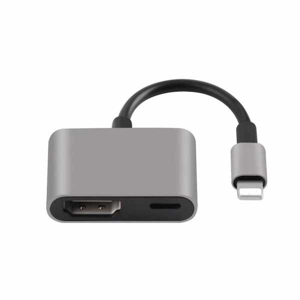 Adaptador Audio Vídeo Hd iPhone iPad Hdmi Hdtv 1080p 8pines