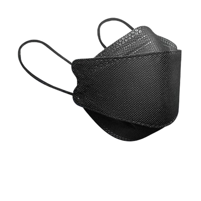 Cubrebocas Kf94 Mascarilla  40 Pz Certificado-negro
