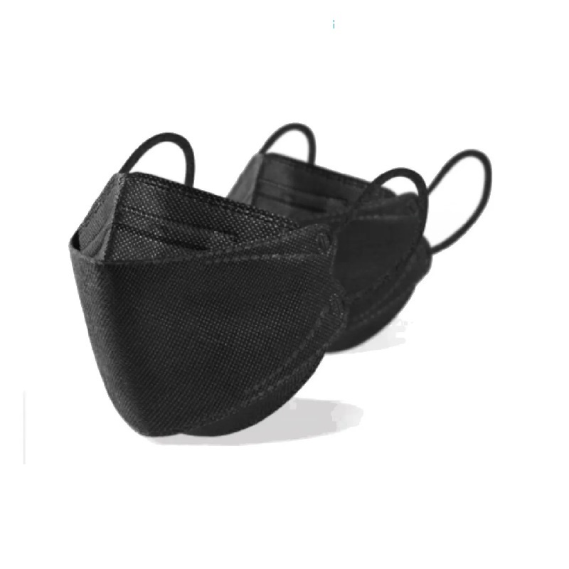 Cubrebocas Kf94 Mascarilla  40 Pz Certificado-negro