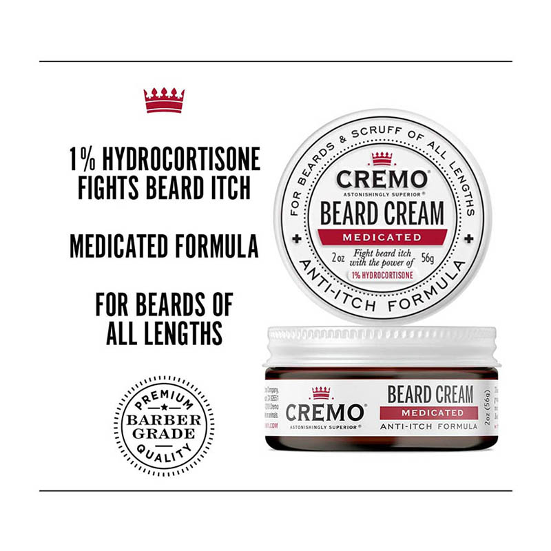 Styling Beard Cream 2oz. Cremo Medicated 03034
