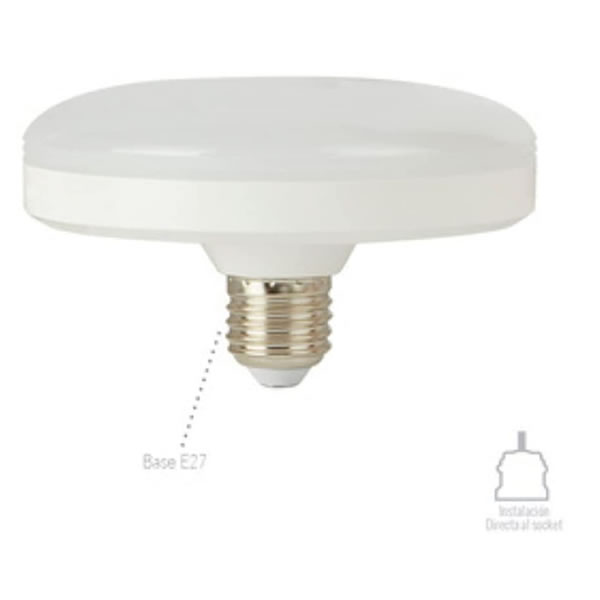 Lámpara para Techo 2 Piezas 12 Watts Tecnolite CIRLED-001 SMS - Blanco