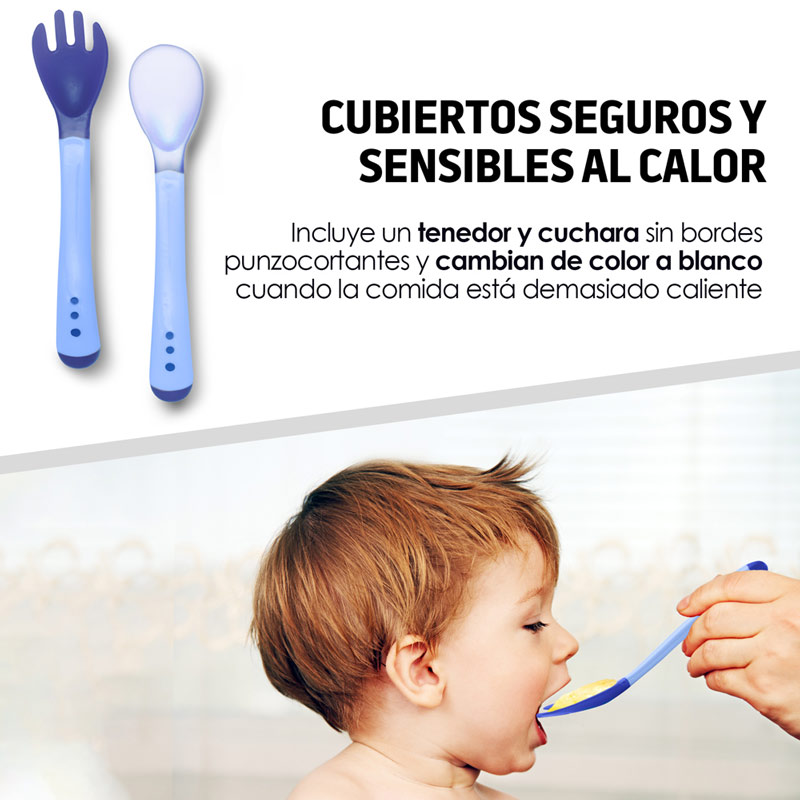 Plato para Bebé Antiderrapante Adherible de Silicón Redlemon