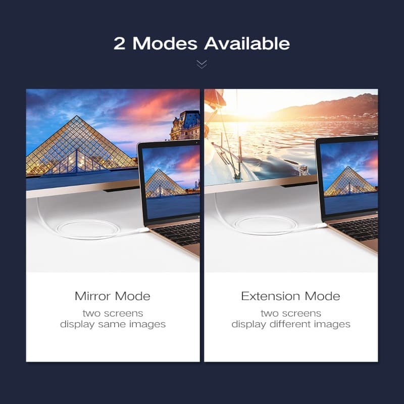 Cable Ugreen USB-C a DP 1.5 M Negro