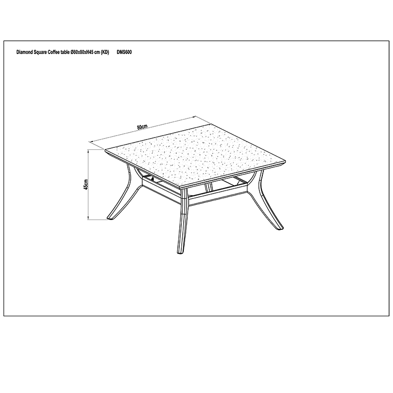 MESA DE CENTRO MALDIVA PARA JARDIN SIDNEY SAND & GARDEN