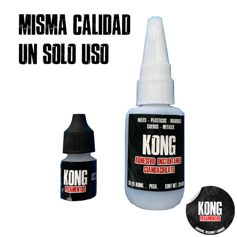 Mini Kong Pegamento Instantaneo 3ml Pega Todo