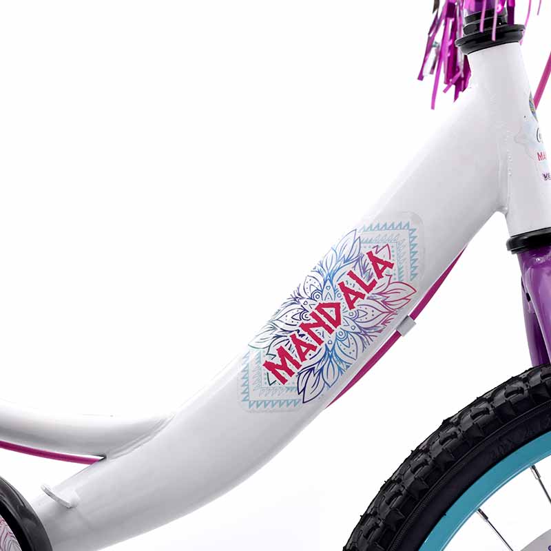 Bicicleta Veloci Mandala Plus BMX Rodada 20 Blanco.