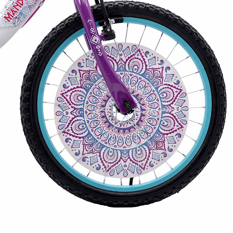 Bicicleta Veloci Mandala Plus BMX Rodada 20 Blanco.