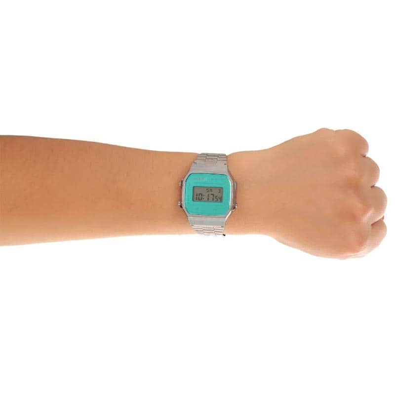 Reloj Unisex Casio Vintage A168wem-2vt Azul Turquesa
