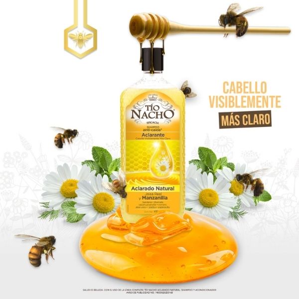 TIO NACHO SHAMPOO ANTI CAÍDA ACLARANTE 415 ML.