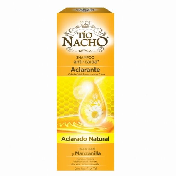 TIO NACHO SHAMPOO ANTI CAÍDA ACLARANTE 415 ML.