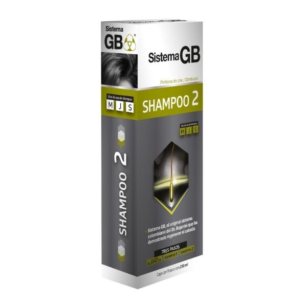 Shampoo Sistema Gb 2 Caida Cabello 230 Ml