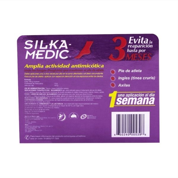 SILKAMEDIC GEL ANTIMICÓTICO 15G. TRATAMIENTO PIE ATLETA