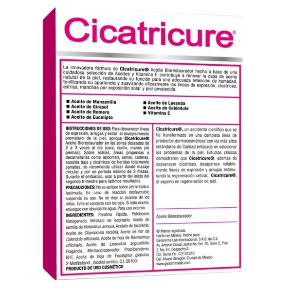 Cicatricure Aceite Biorestaurador 60 Ml. Restaura La Piel