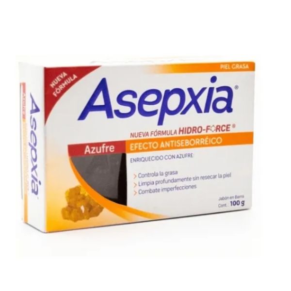 Asepxia Jabón Azufre 100g
