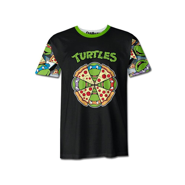 Playera Pijama Tortuga Ninja Pizza Dama