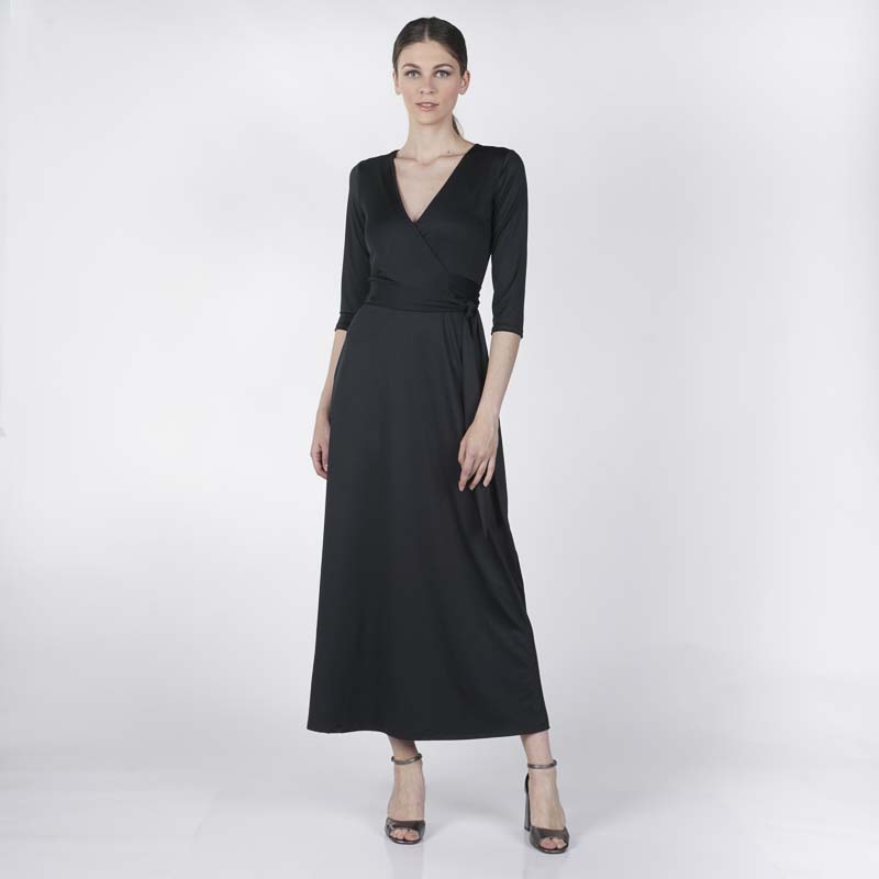 Vestido discount negro sears