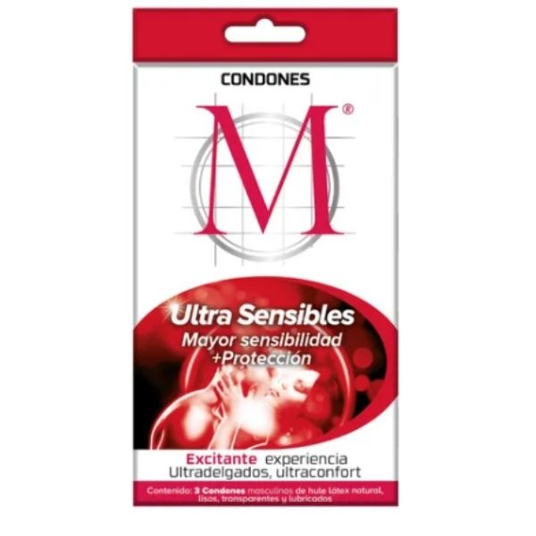 Condon M Ultra Sensible 3 Codones. Mayor Sensibilidad