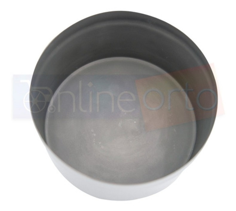 Recipiente Algodonero Torundero 500 Ml Con Tapa Acero Inoxidable