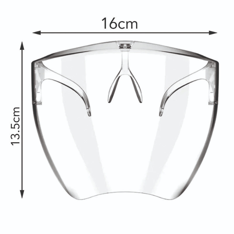 Careta Facial Protector de Policarbonato con Funda