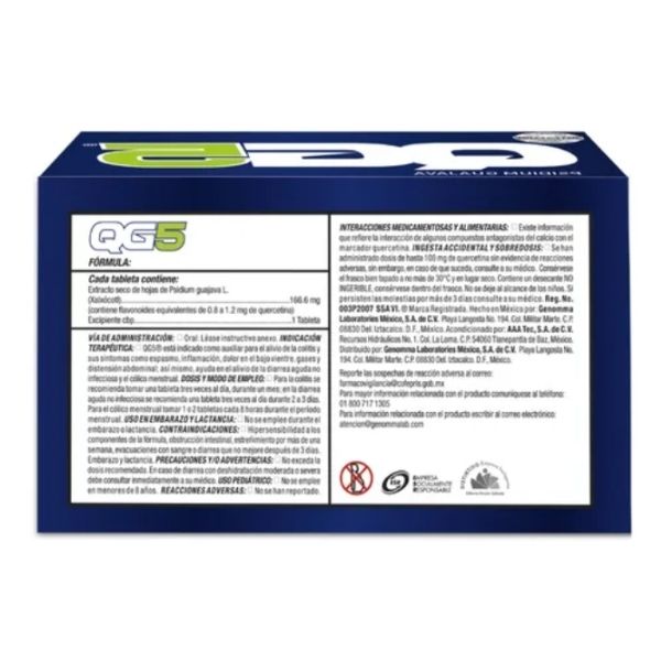 Qg5 Alivio Para La Colitis 10 Tabletas
