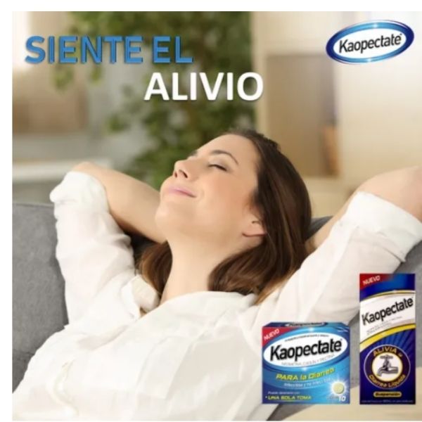 Kaopectate Antidiarreico 20 Tabletas. Alivia La Diarrea.