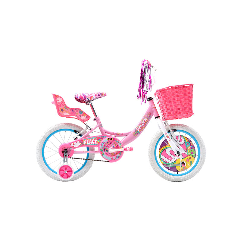 Bicicleta Veloci Amore Rodada 16 Rosa