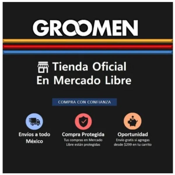 Groomen Máquina Afeitar 500 3 Pz 5 Navajas.