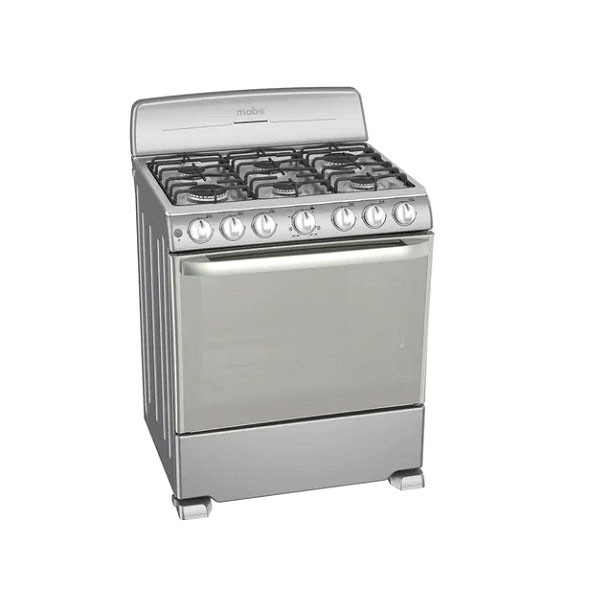 Estufa Mabe Gris De 6 Quemadores Muy Elegante Em7647bsis1