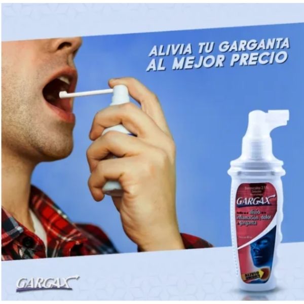 Gargax Solución Bucofaríngea 60 Ml. Quita Irritación