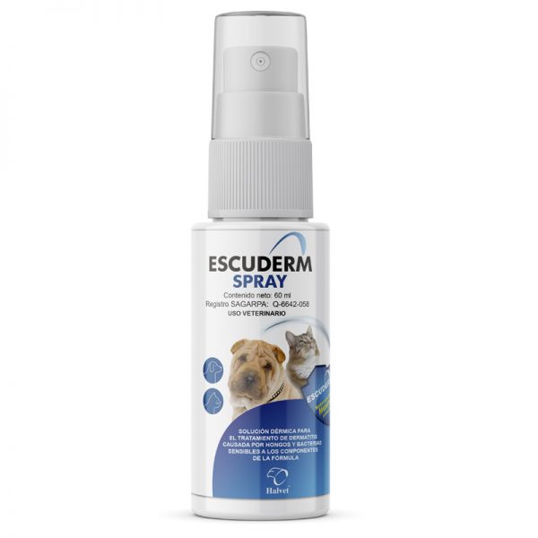 Escuderm Spray 60 Ml Perros y Gatos Halvet