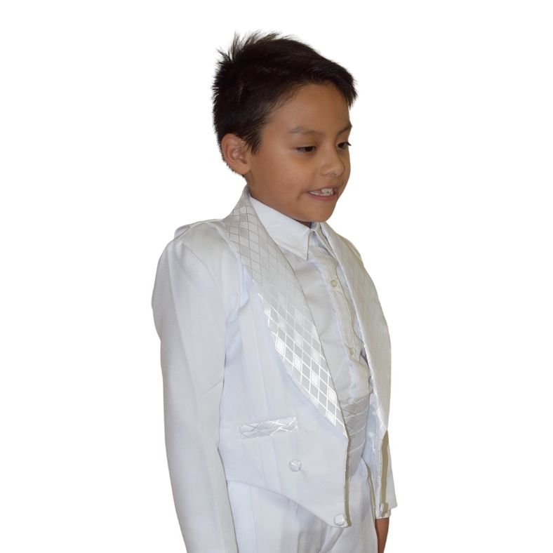 Smoking 5 Piezas para Niño Color Blanco o Negro