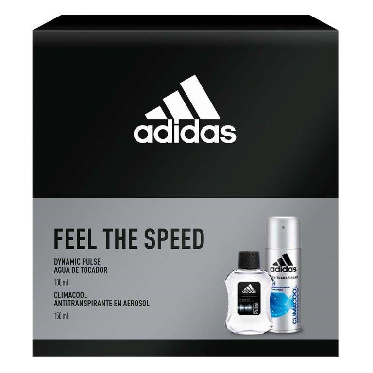 ESTUCHE ADIDAS FEEL THE SPEED SET 2 PIEZAS HOMBRE