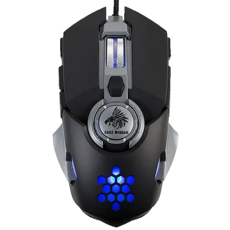 Mouse Gaming Óptico Hive Eagle Warrior Con Sistema De Peso Personalizado