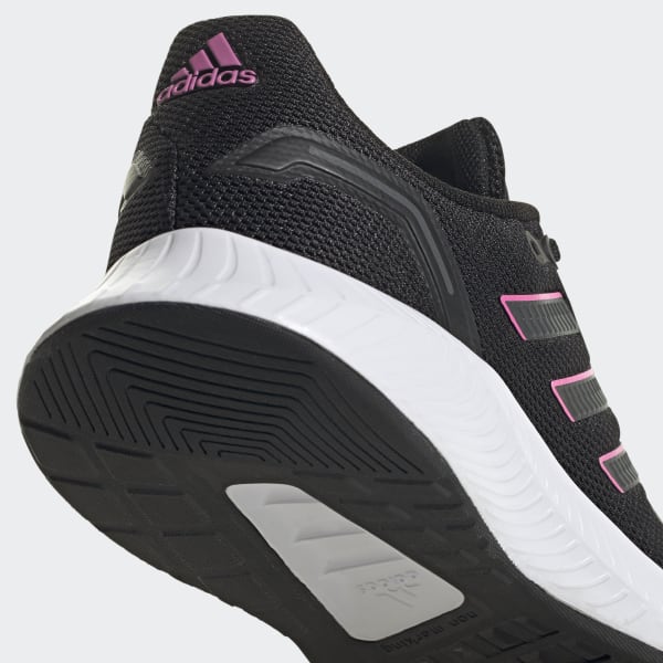 Tenis Adidas Run Falcon 2.0 Negro Fiusha Mujer