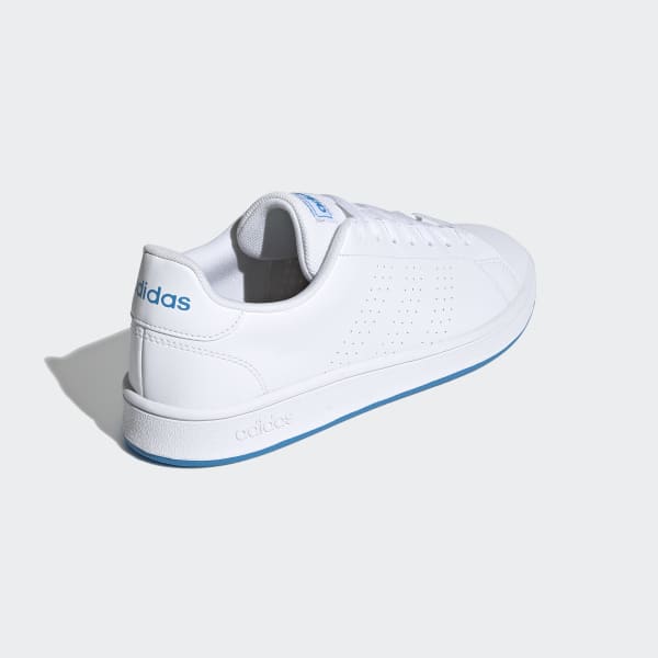 Tenis Adidas Advantage Base Blanco Azul 
