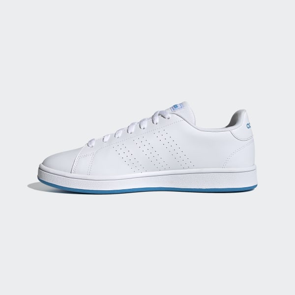 Tenis Adidas Advantage Base Blanco Azul 