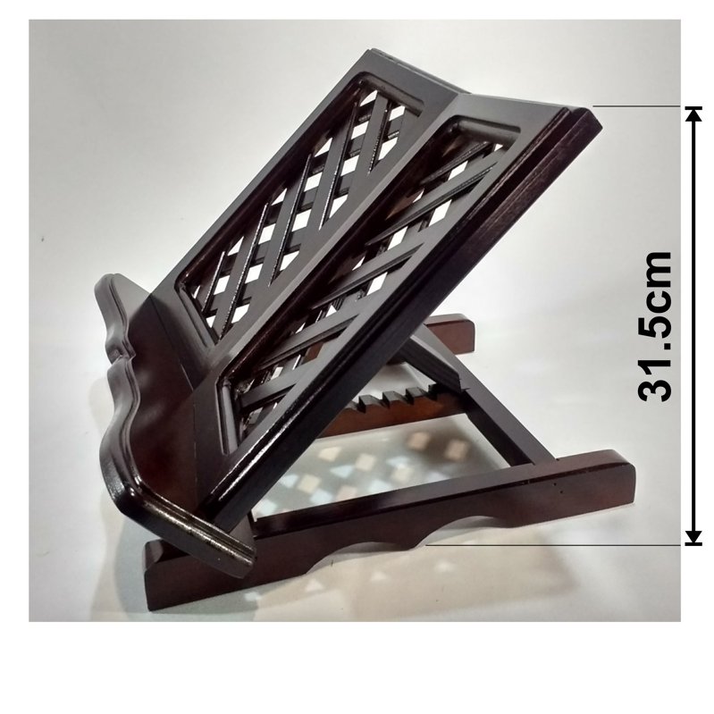 Atril Biblia Recetario Porta Libros Madera Grande Nogal