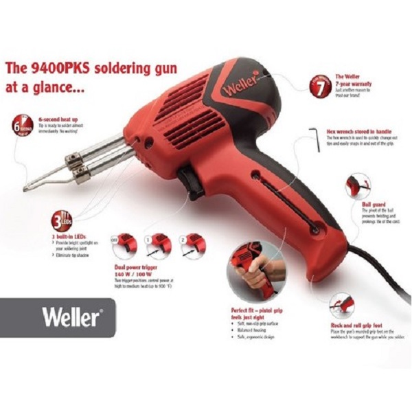 Cautin Tipo Pistola Para Soldar Weller 100w-140w 8200