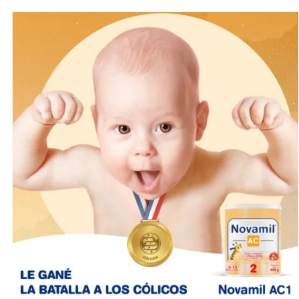 Novamil Ac Etapa 2 Fórmula Láctea 400 G. Anti Cólico