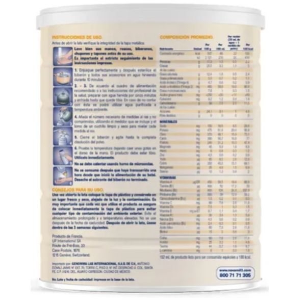 Novamil Ac Etapa 1 Fórmula Láctea 400 G. Anti Cólico