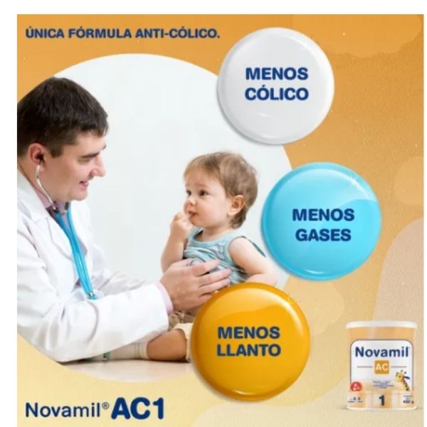 Novamil Ac Etapa 1 Fórmula Láctea 400 G. Anti Cólico